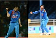 Kuldeep Yadav's hat-trick and Yuzvendra Chahal's brilliant bowling kept on baffling the Aussie batsmen